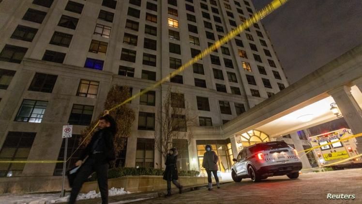 من موقع اطلاق النار