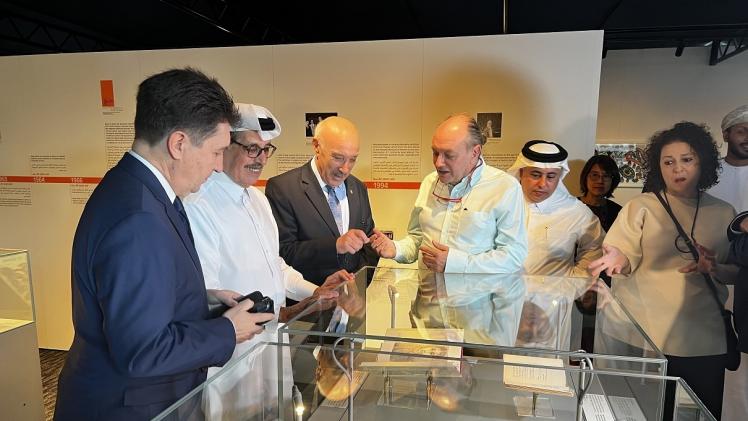 جانب من افتتاح المعرض