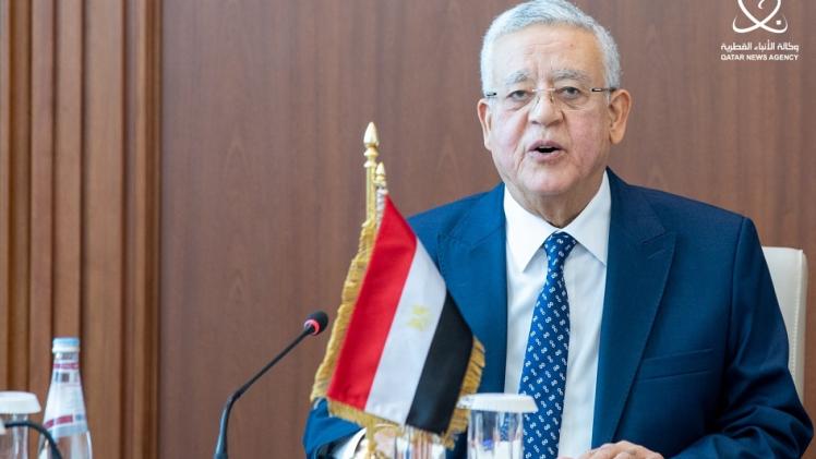 رئيس مجلس النواب المصري المستشار حنفي جبالي