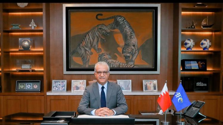 الشيخ سلمان بن إبراهيم آل خليفة رئيس الاتحاد الآسيوي لكرة القدم