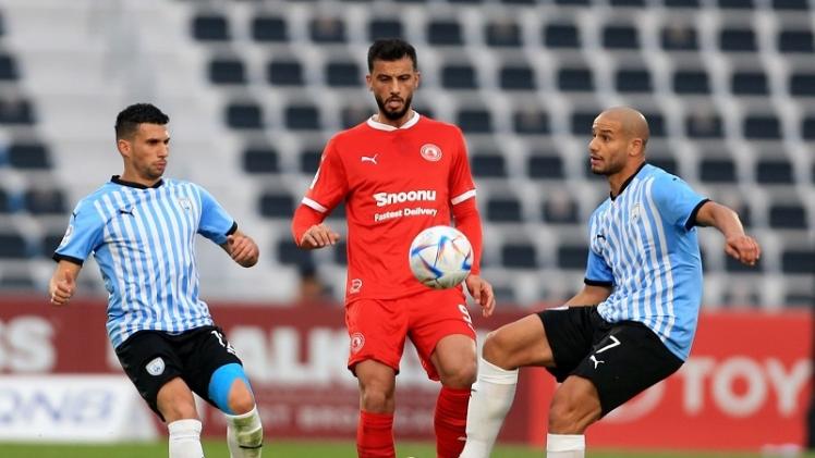 جانب من مباراة العربي والوكرة