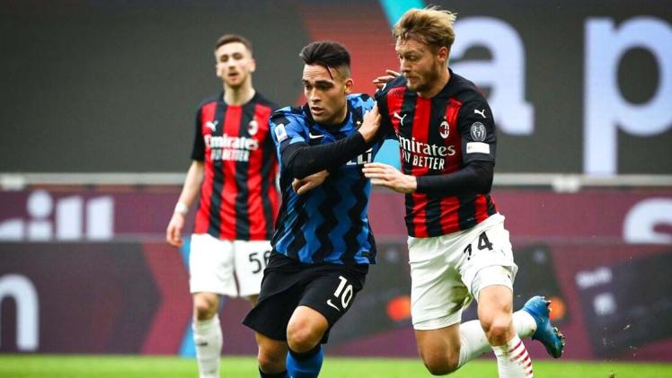 مباراة سابقة بين ميلان وإنتر ميلان