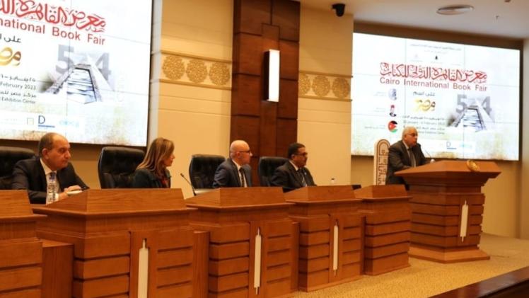 جانب من المؤتمر الصحفي