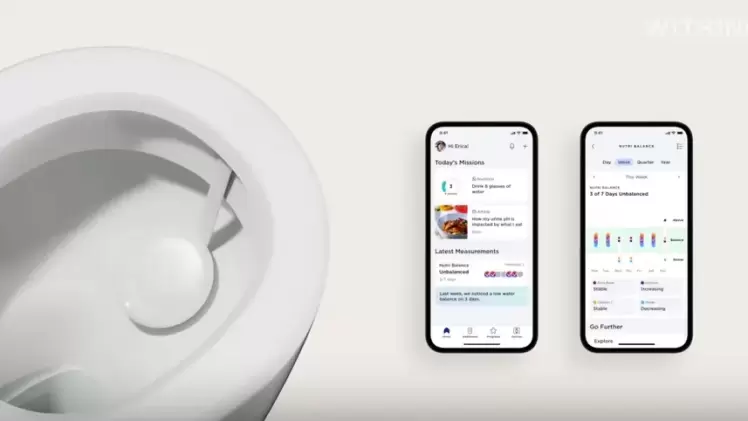 يرتبط U-Scan بتطبيق على الهاتف الذكي لعرض نتائج مباشرة