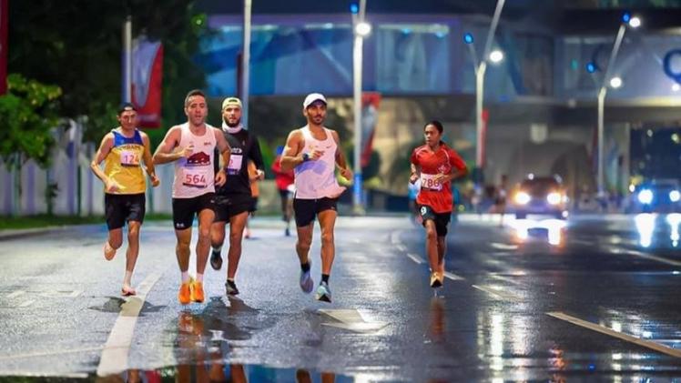 جانب من الماراثون