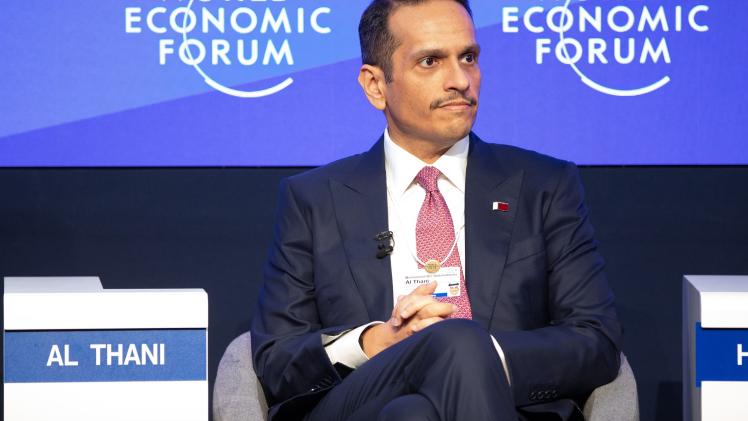 نائب رئيس مجلس الوزراء وزير الخارجية خلال مشاركته في الجلسة النقاشية