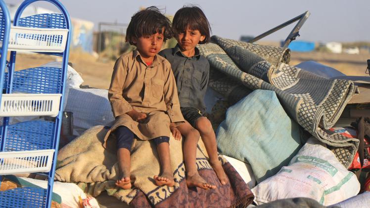 من مخيمات النازحين بمأرب - أرشيفية