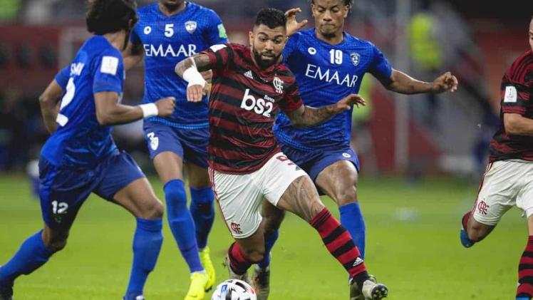 مباراة سابقة بين الهلال وفلامنجو