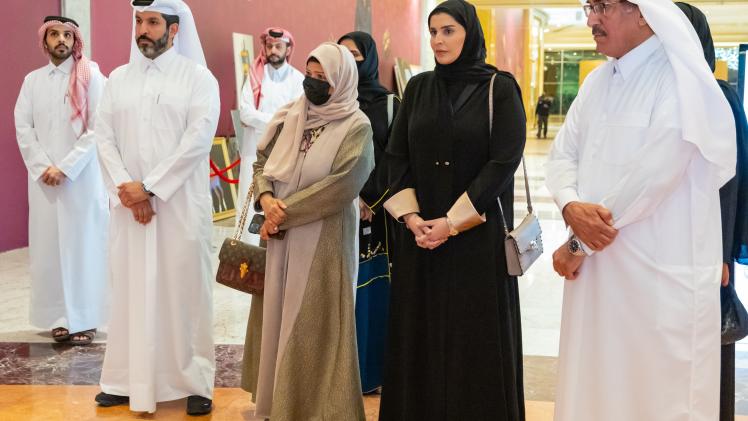 سعادة السيدة مريم بنت علي بن ناصر المسند وزير التنمية الاجتماعية والأسرة تشهد إحدى الفعاليات