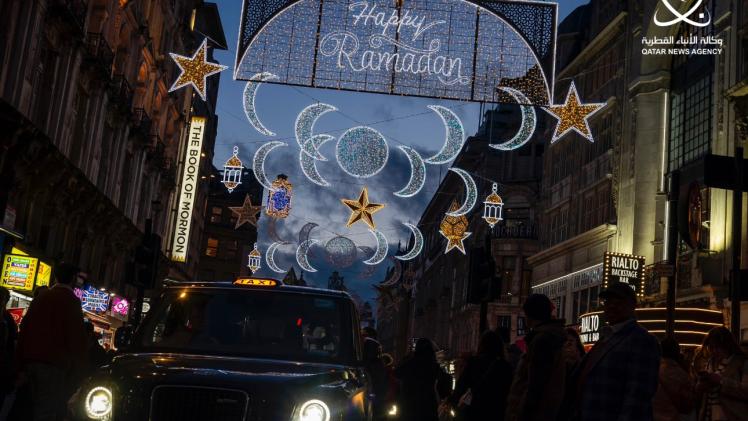 أضواء رمضان في شوارع لندن