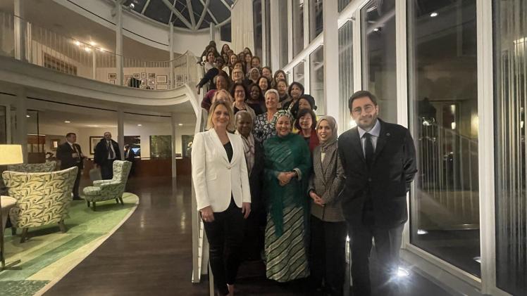 جانب من افتتاح المعتكف