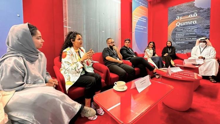 جانب من اللقاءات الصحفية