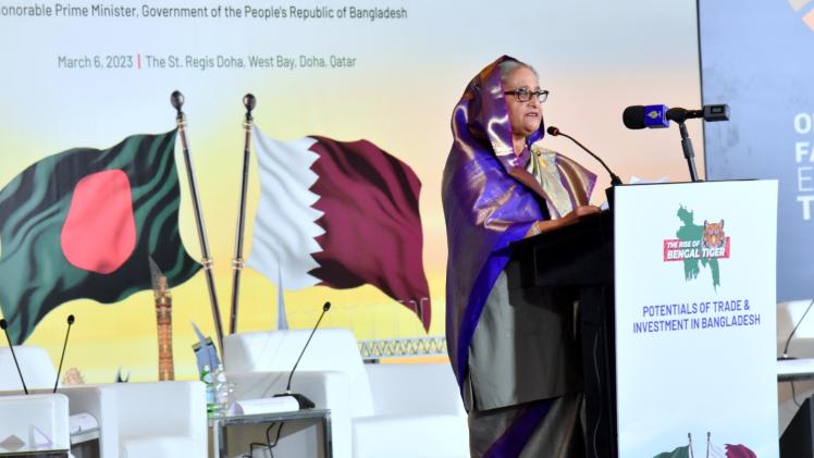 السيدة شيخة حسينة واجد رئيسة وزراء جمهورية بنغلاديش