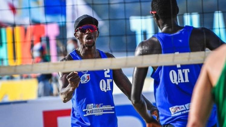 المنتخب القطري للكرة الطائرة الشاطئية "صورة أرشيفية"