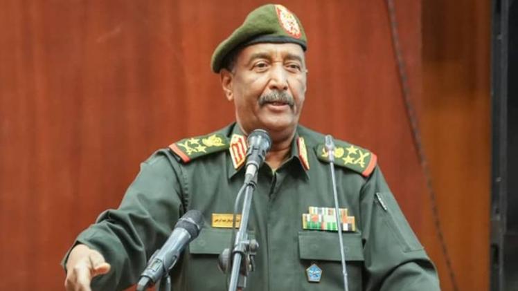 الفريق أول ركن عبد الفتاح البرهان رئيس مجلس السيادة الانتقالي في السودان