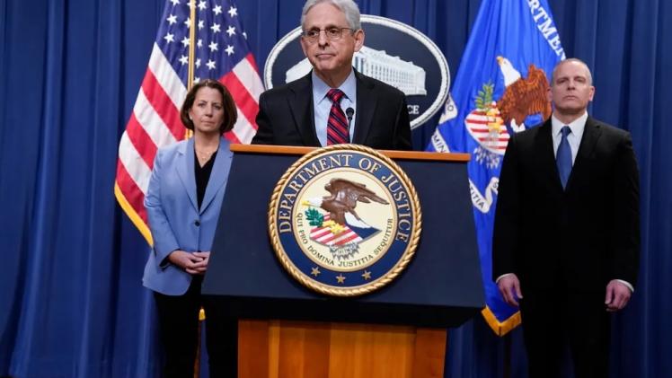 ميريك غارلاند وزير العدل الأمريكي