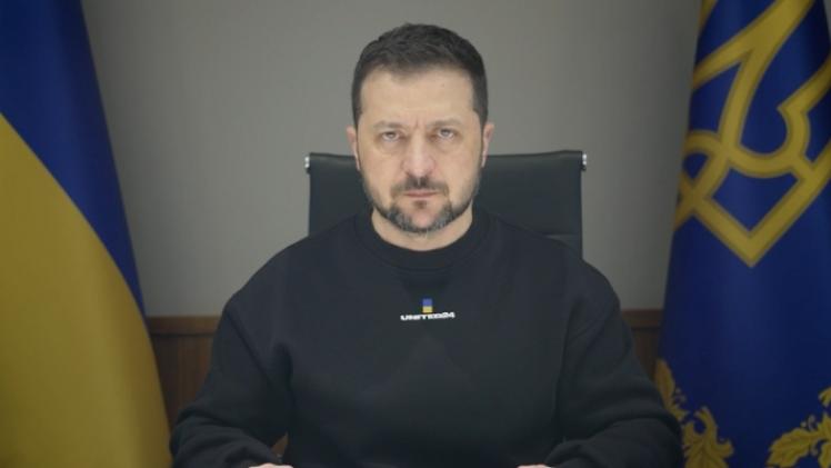 الرئيس الأوكراني فولوديمير زيلينسكي