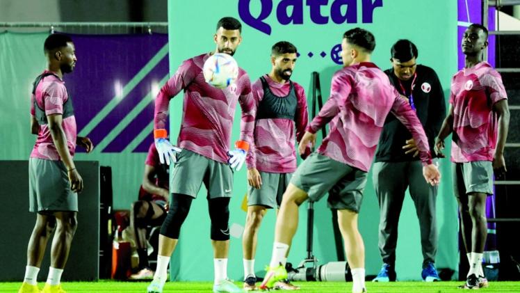 من تدريبات سابقة لمنتخبنا الوطني