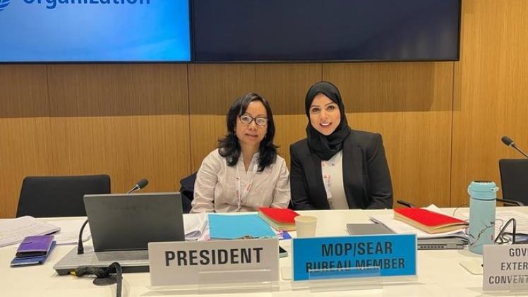 الدكتورة خلود المطاوعة رئيس مكتب إقليم شرق المتوسط الخاص ببروتوكول الاتجار غير المشروع بمنتجات التبغ