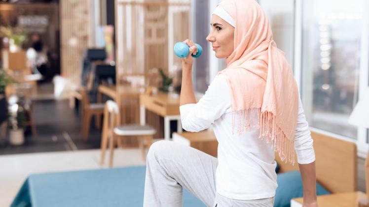 تمارين رياضية محدودة خلال الصيام