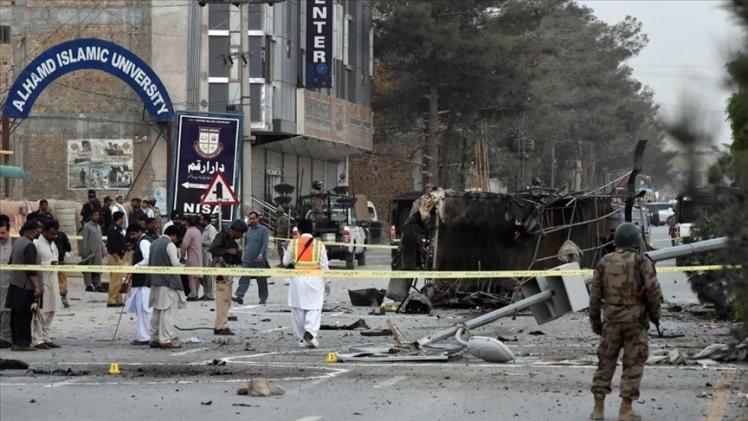 جانب من آثار التفجير