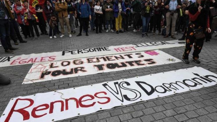 جانب من المظاهرات