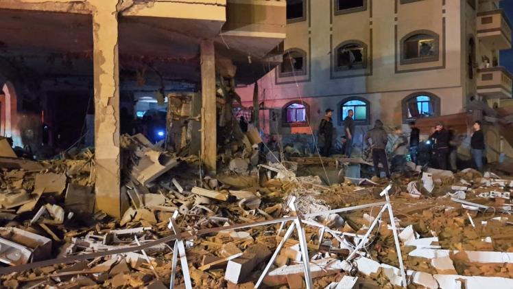 دمار المنازل بسبب الغارات الإسرائيلية