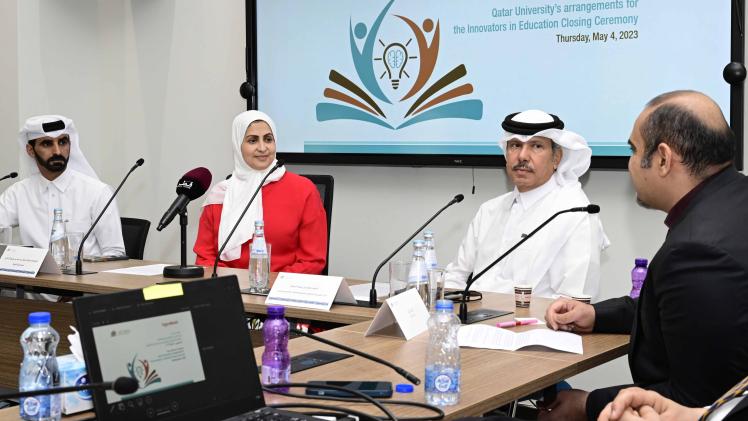 جانب من المؤتمر الصحفي