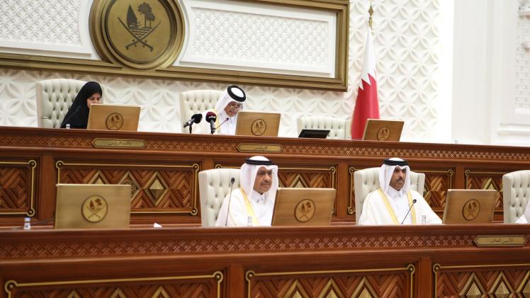 جانب من اجتماع مجلس الشورى