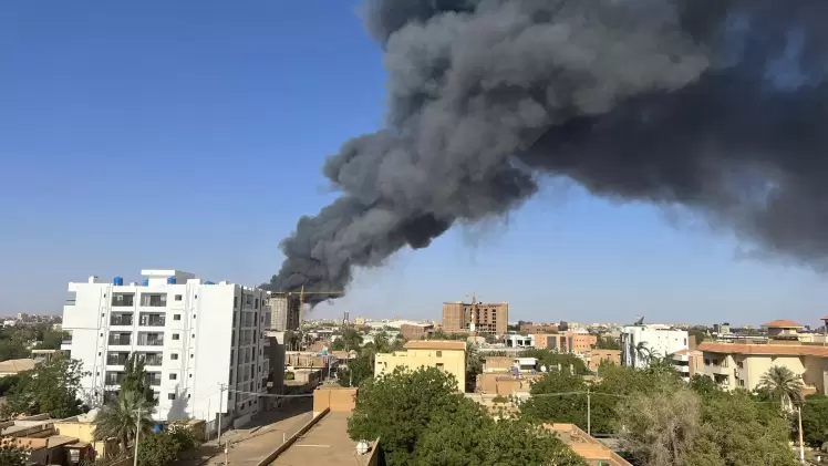 آثار الاشتباكات في السودان