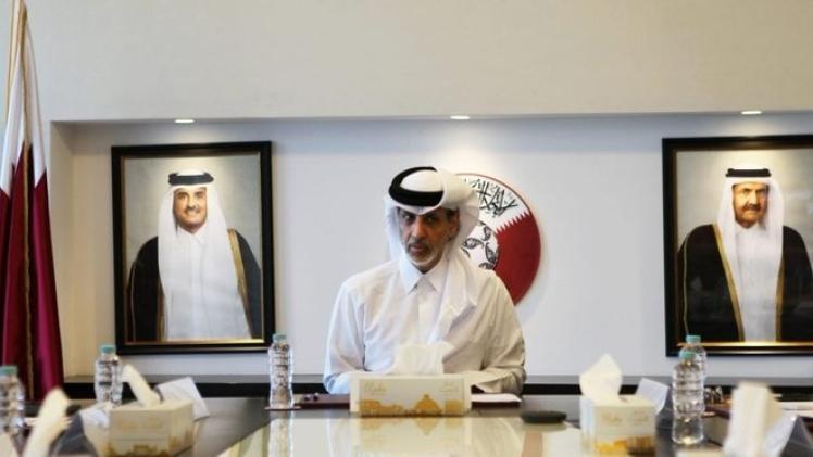سعادة الشيخ حمد بن خليفة بن أحمد آل ثاني رئيس الاتحاد القطري لكرة القدم