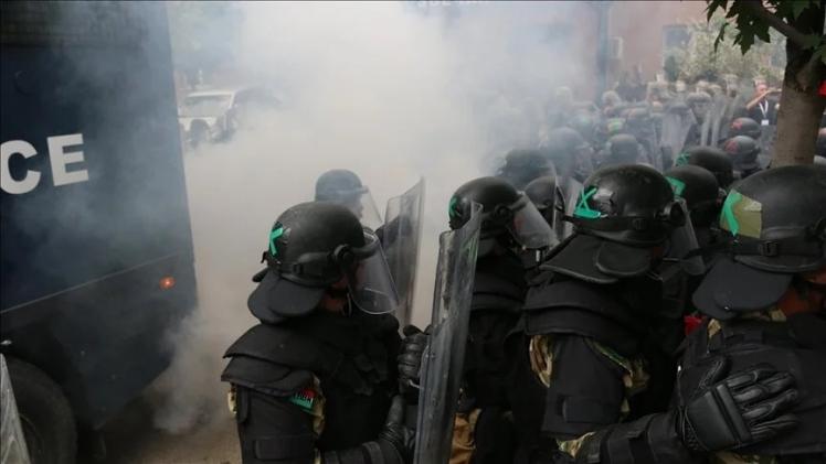 جانب من المواجهات