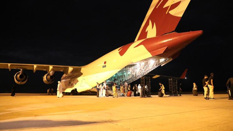 جانب من عمليات الإجلاء