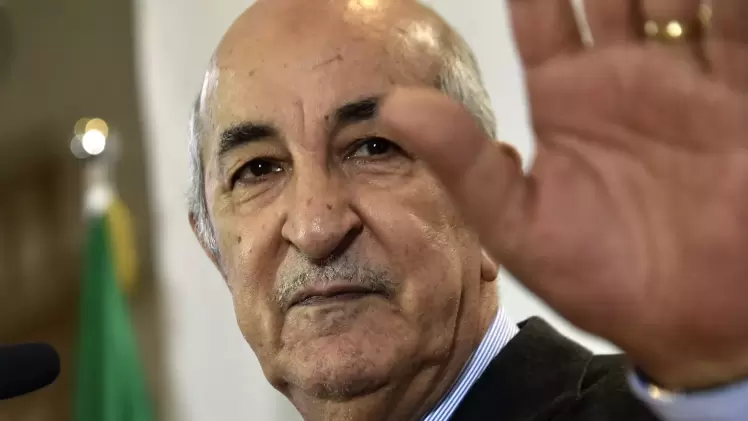 الرئيس الجزائري عبد المجيد تبون