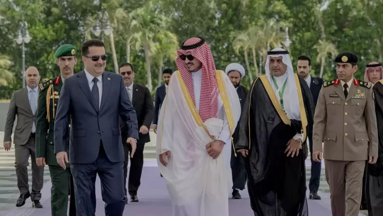 رئيس الوزراء العراقي ووزير النقل السعودي