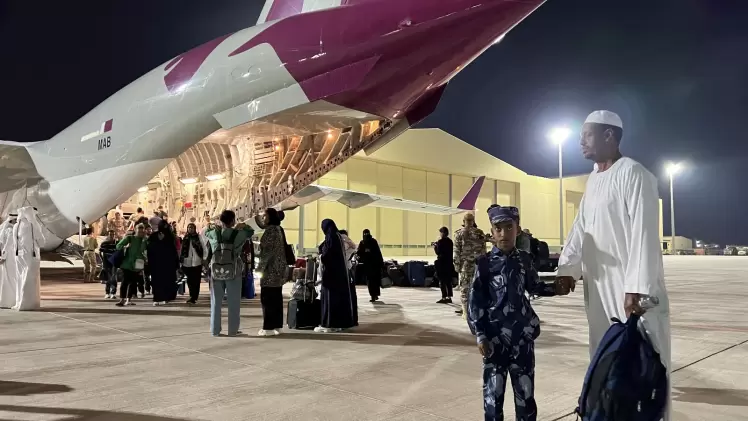 جانب من عمليات الإجلاء