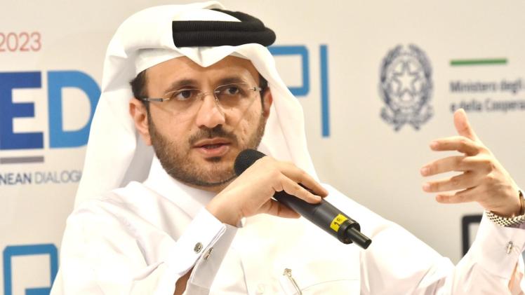 جانب من مشاركة د. ماجد الأنصاري في الفعالية