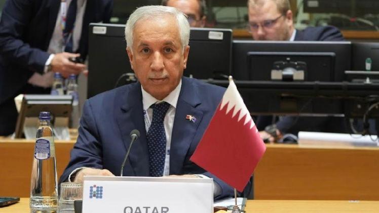 سعادة السيد سلطان بن سعد المريخي وزير الدولة للشؤون الخارجية