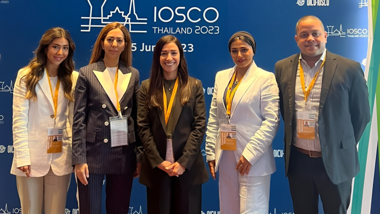 جانب من مشاركة الوفد القطري