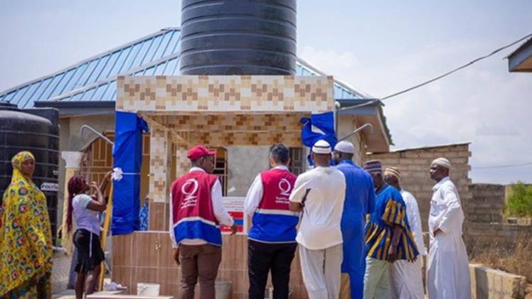 إحدى مشروعات قطر الخيرية