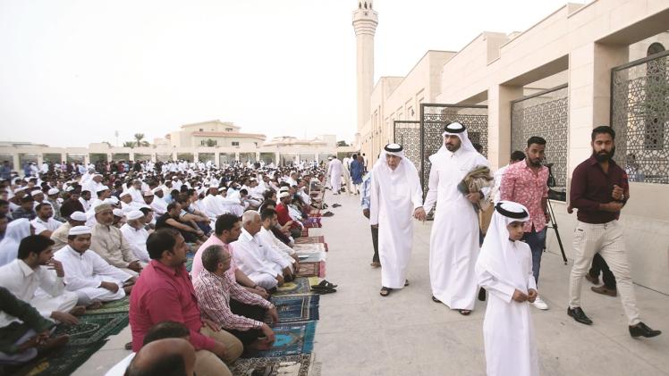 من صلاة عيد الأضحى العام الماضي