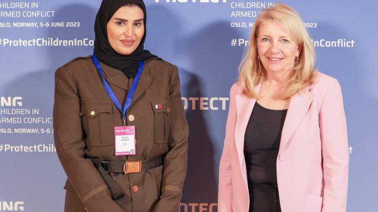 على هامش الاجتماع مع المدير العام التنفيذي لمنظمة الأمم المتحدة للطفولة اليونيسف