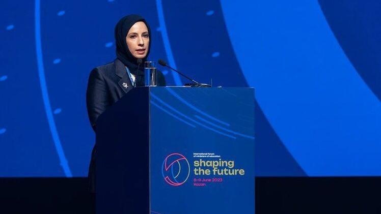 جانب من كلمة سعادة وزير التعليم أمام المنتدى