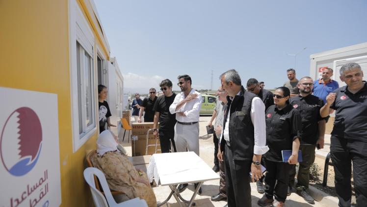 جانب من تسليم المنازل