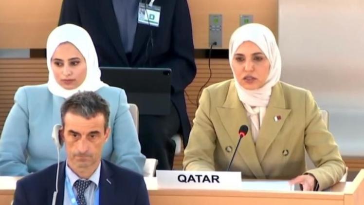 سعادة الدكتورة هند عبدالرحمن المفتاح المندوب الدائم لدولة قطر لدى مكتب الأمم المتحدة في جنيف