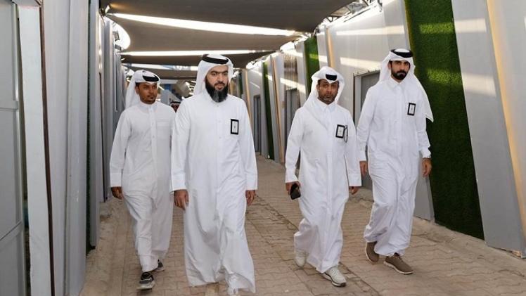 جانب من تفقد مخيمات حجاج قطر
