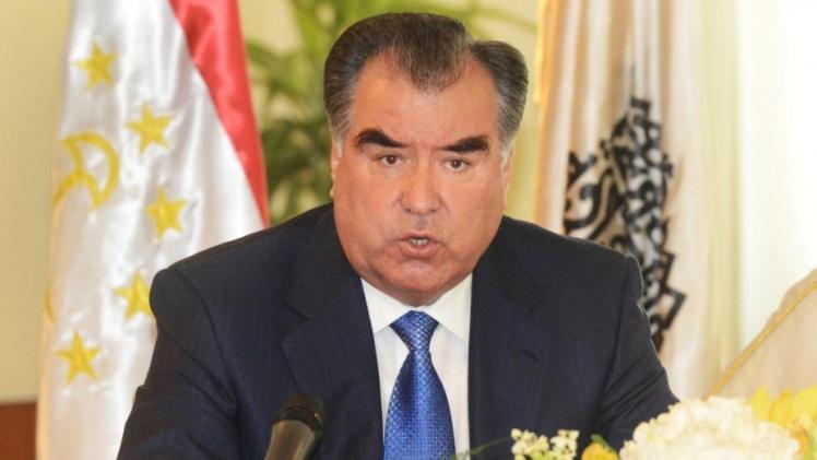 إمام علي رحمان رئيس جمهورية طاجيكستان