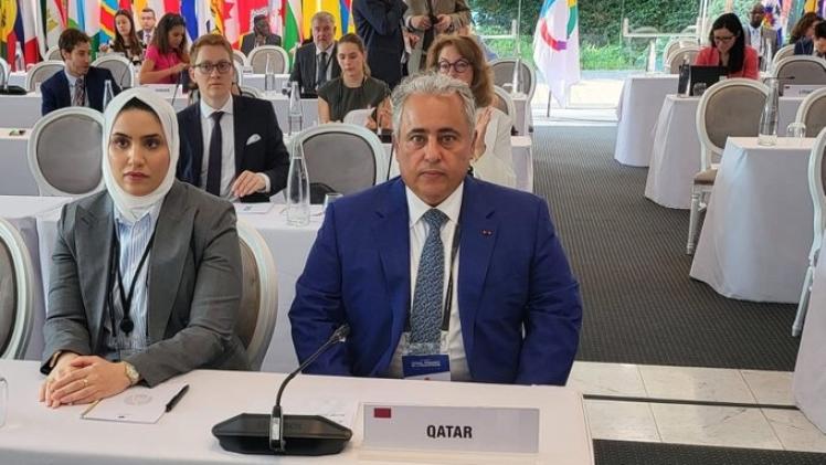 سعادة الشيخ علي بن جاسم آل ثاني سفير دولة قطر لدى الجمهورية الفرنسية وممثلها لدى المنظمة الدولية للفرنكوفونية