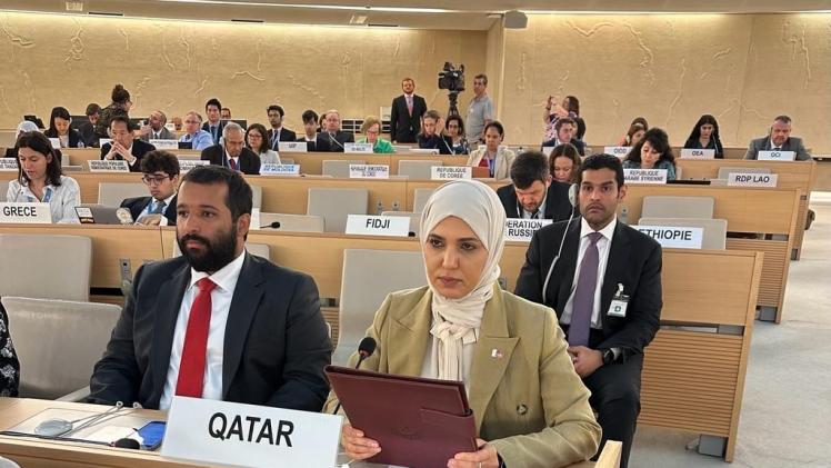 سعادة الدكتورة هند عبدالرحمن المفتاح المندوب الدائم لدولة قطر لدى مكتب الأمم المتحدة في جنيف