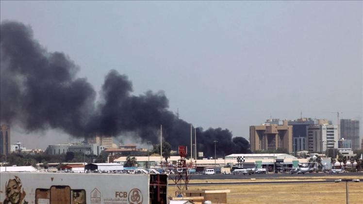 آثار الاشتباكات في السودان